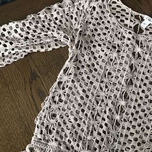 Beige Crochet top